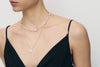 OLIO E ACETO Pure Silver Agate Planet Pearl Chain OA08N08